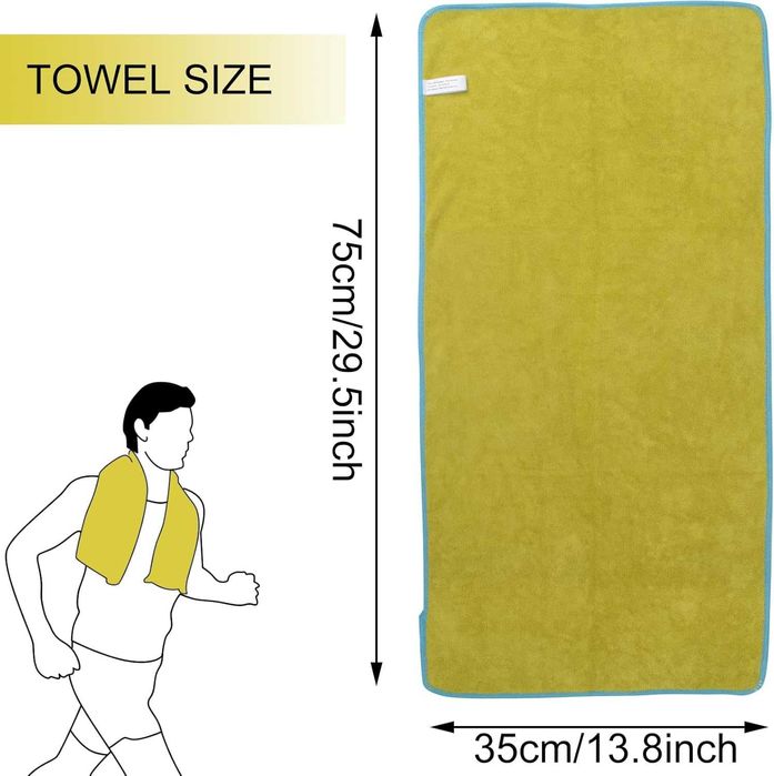 Profesjonalny ręcznik na siłownię, 3szt wykonany w 100% z mikrofibry .