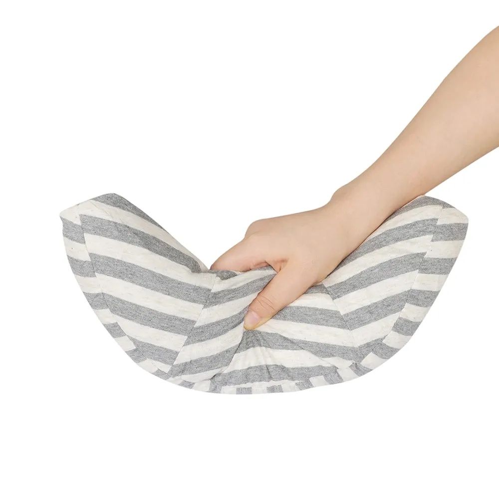 Poduszka ochraniacz pasów dziecięca do auta 35x16,5cm szaro-biała