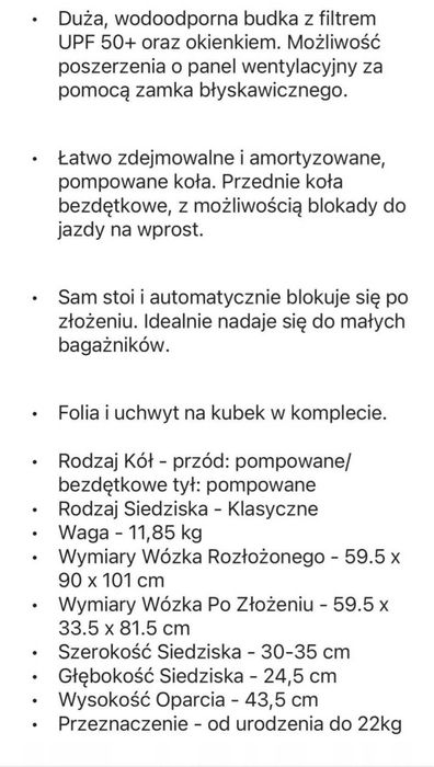 Spacerówka/wózek Joie literax 4-22kg