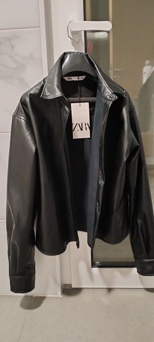 Jaqueta couro da Zara