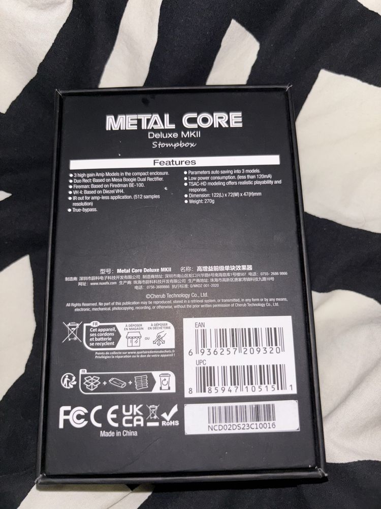 Nux metal core mk2