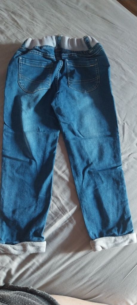 Spodnie miękki jeans r. 98 5.10.15 Stan idealny