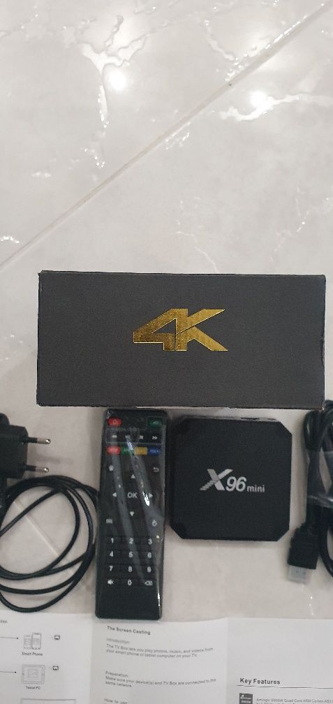 Смарт приставка smart TV box X96