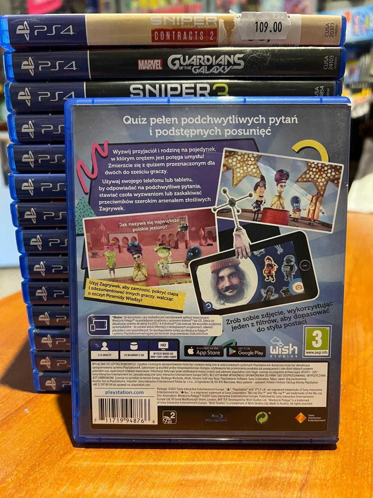 Gra WIEDZA TO POTĘGA PL PS4 / Poznań / Sklep z wymianą gier /