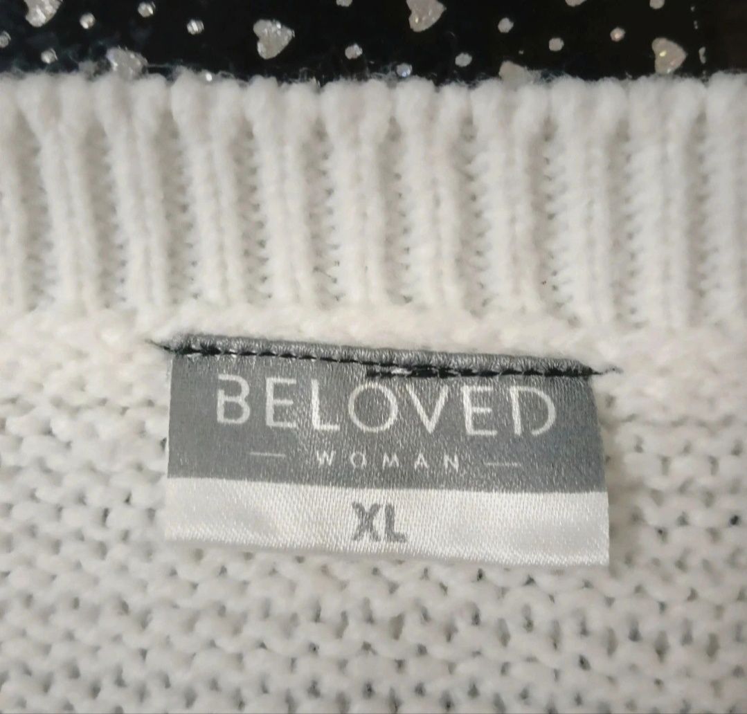 Sweterek ażurowy XL