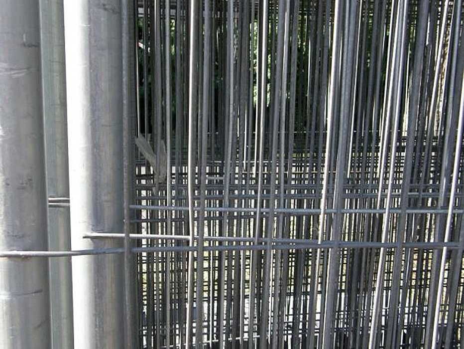 Ogrodzenia tymczasowe ażurowe przęsło panel stalowy ocynkowany 1 METR