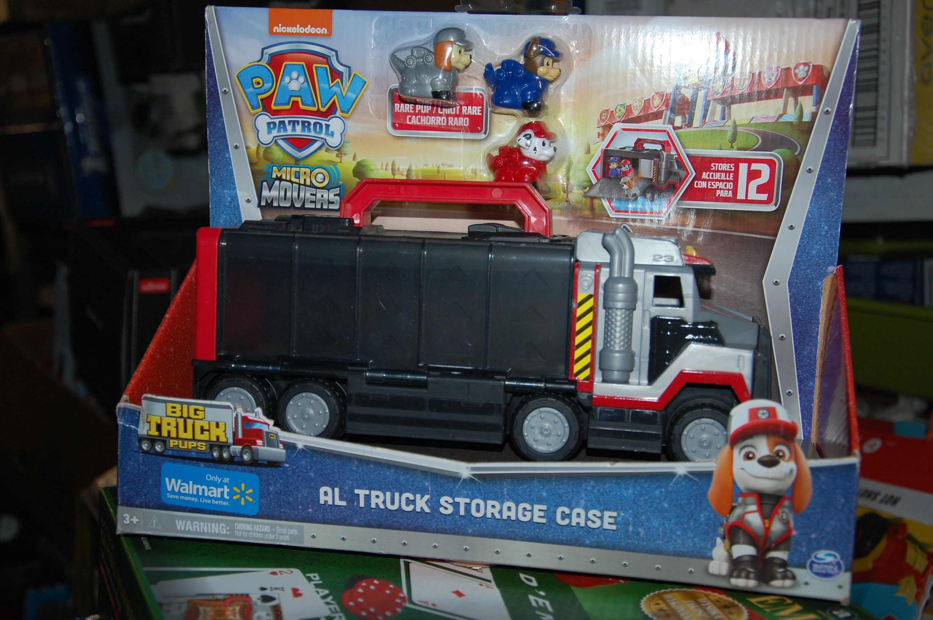 nowy duzy samochod PSI PATROL transporter + figurki