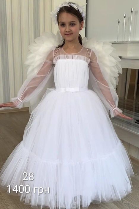 Біла сукня, янгол, біле плаття, сніжинка, крила янгола німф