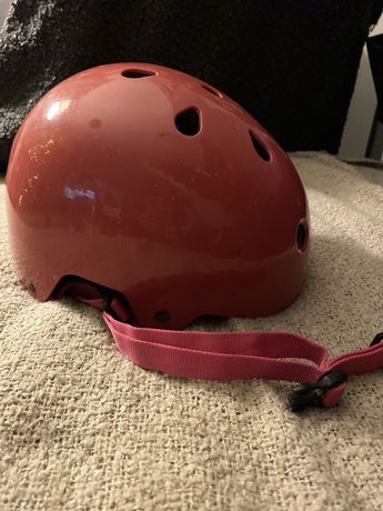 Kask różowy dziecięcy 55-58cm