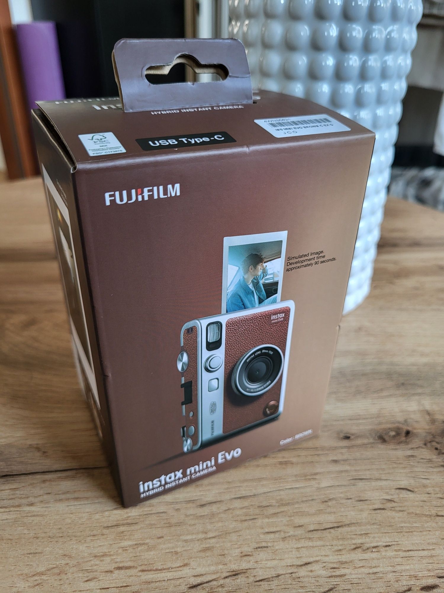 Aparat natychmiastowy FUJIFILM Instax Mini Evo Brązowo-srebrny C EX D