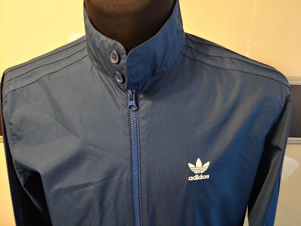 Adidas kurtka szwedka wiatrówka odporna na deszcz rozm S męska