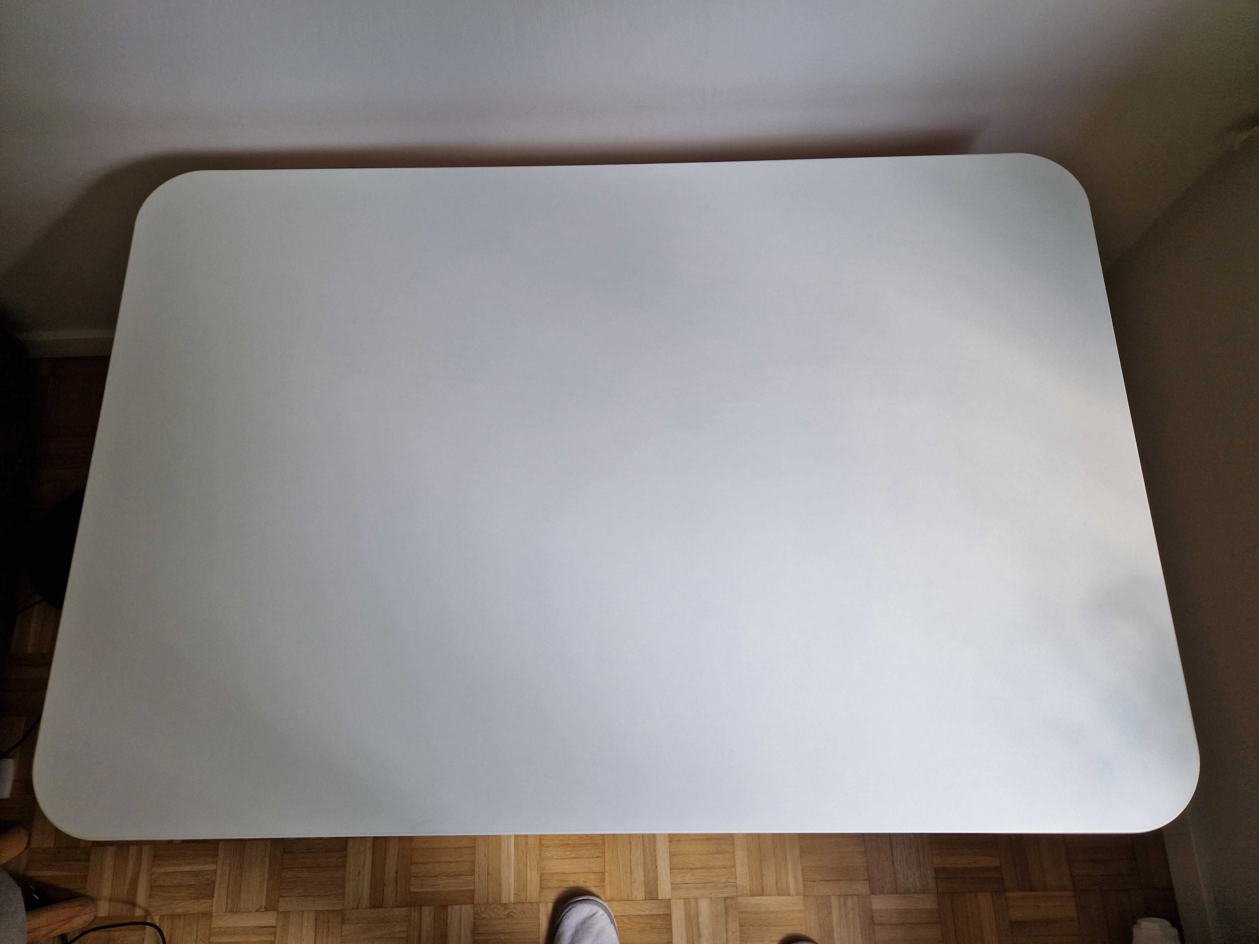 biurko IKEA BEKANT - Białe - 120x80 - regulowana wysokość