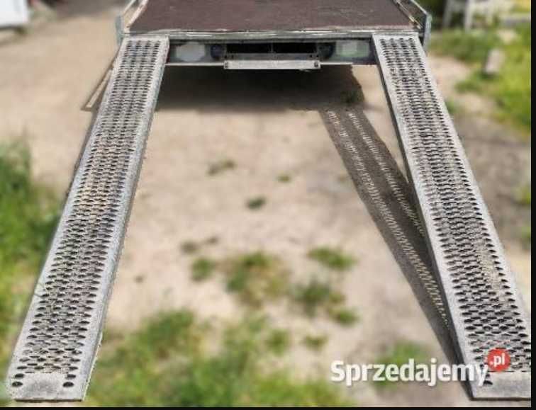 Platforma Laweta Przyczepa ocynk EUDUARD NL 2.7 DMC 4x2m 20 r najazdy