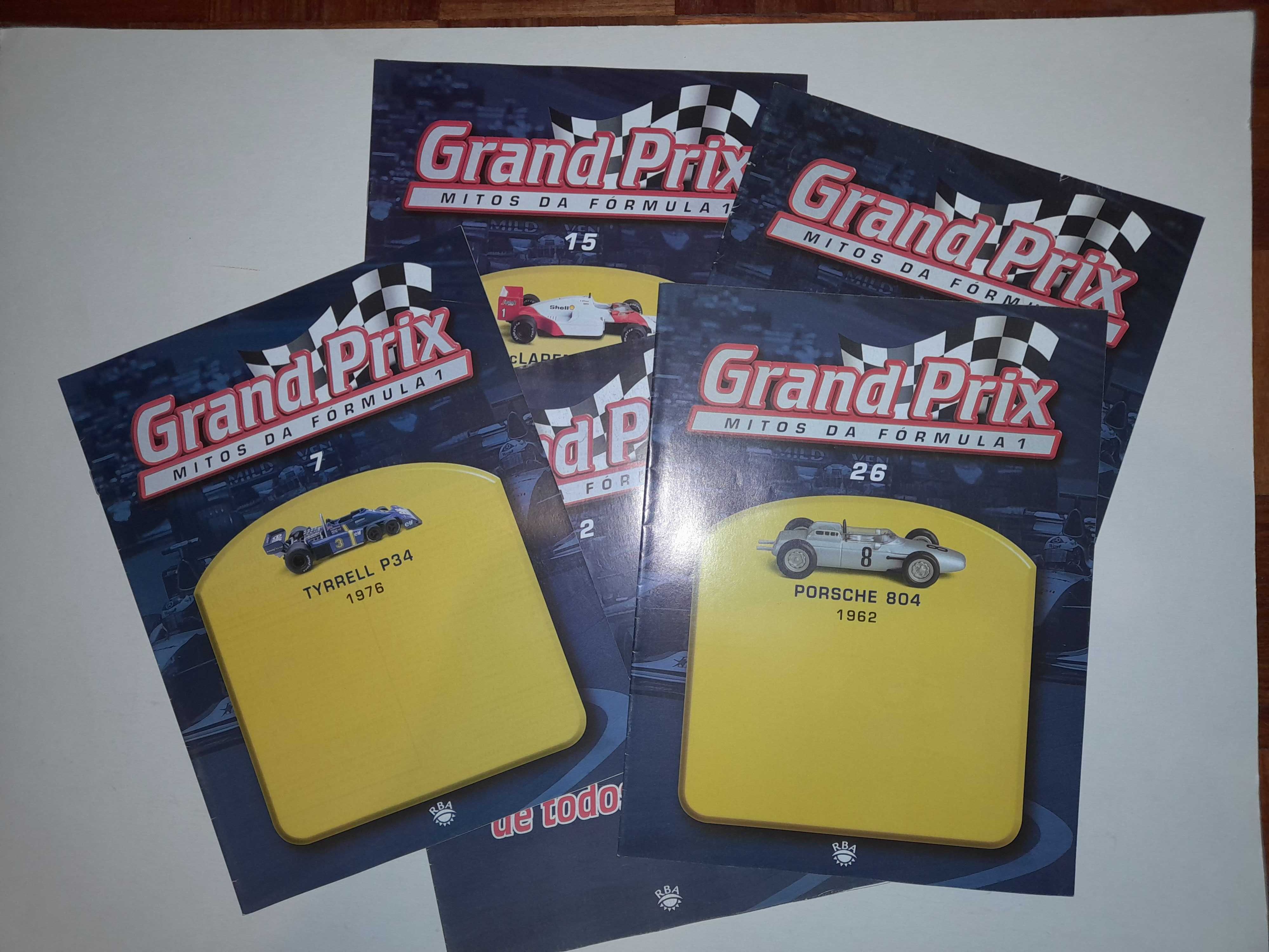 Fascículos Grand Prix Mitos da Fórmula 1 RBA