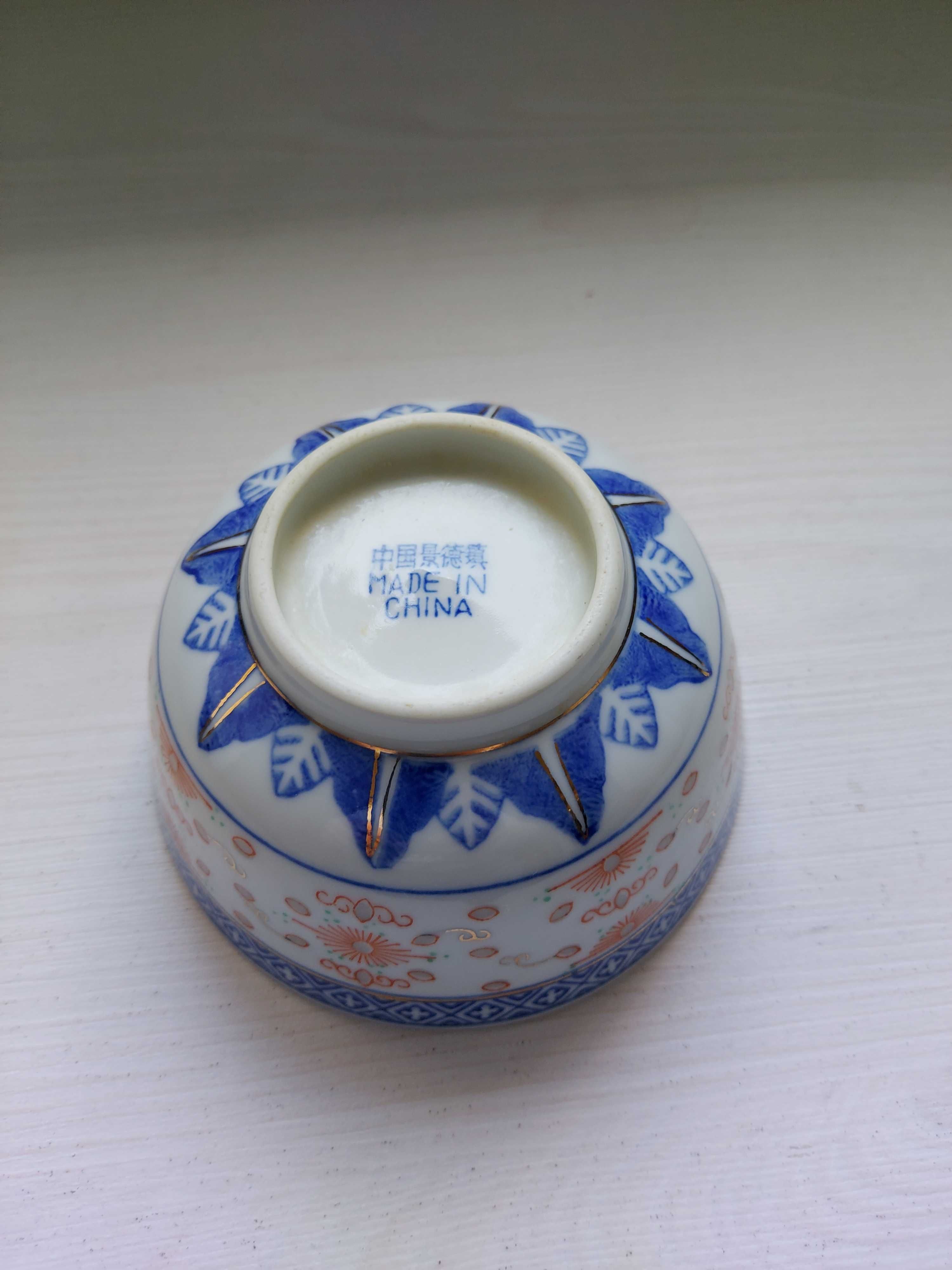 Miseczka chińska porcelanowa tzw. ryżowa używana