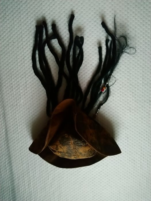 Карнавальна маска шапка Джек Горобець Піратський безрозмірна