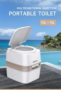 Toaleta turystyczna przenośna kempingowa premium wc na działkę 18 L