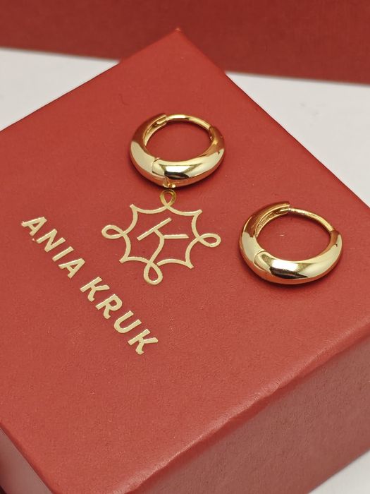 Kolczyki kreolki srebro 925 średnica 1,2 cm