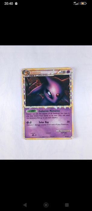 Carta Pokémon Espeon