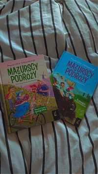 Dwie książki ,,Mazurscy w podróży’’