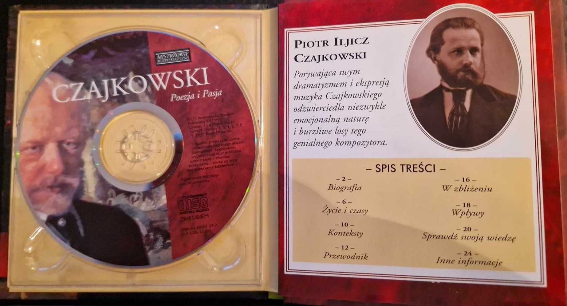 Czajkowski poezja i pasja Mistrzowie Muzyki Klasycznej CD