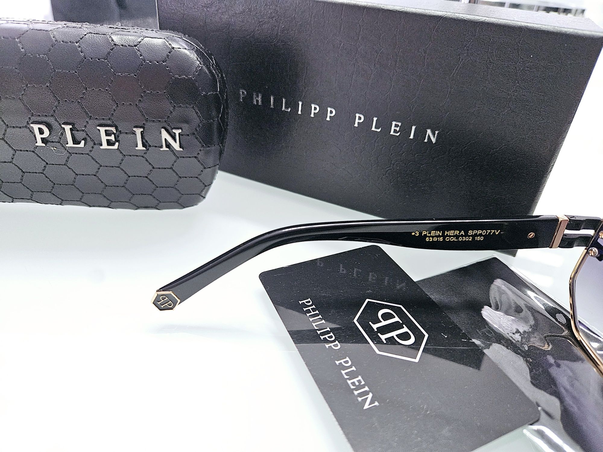 Okulary przeciwsłoneczne Philipp Plein PP  model SPP077 srebrne