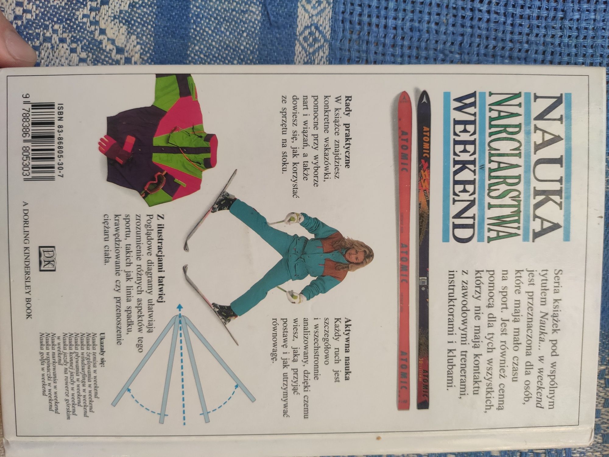 Książka Nauka narciarstwa w weekend z 1995 r.
