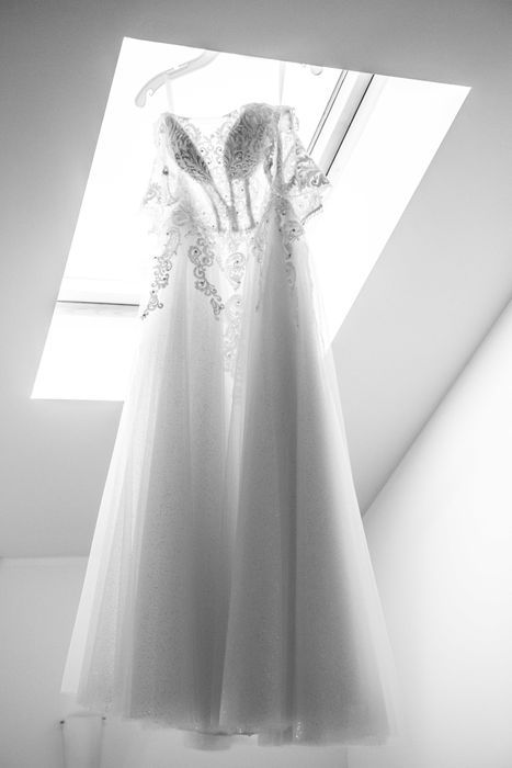 Suknia Ślubna Księżniczka rozkloszowany dół serdecznie polecam :)