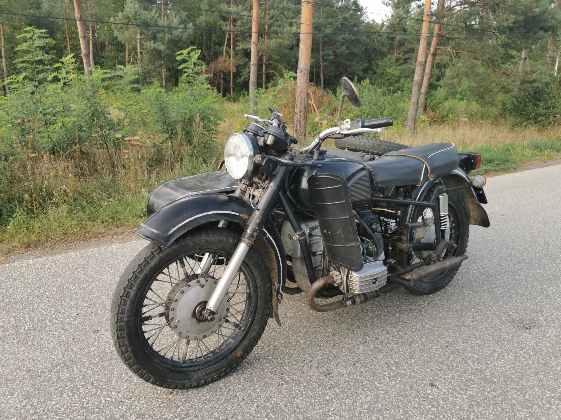 Dniepr mt 650 z wózkiem zarejestrowany w Polsce k750 koszem dniepr