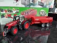 Siku 3652 Ciągnik Traktor Massey Ferguson 8680 z przyczepą Welger 1:32