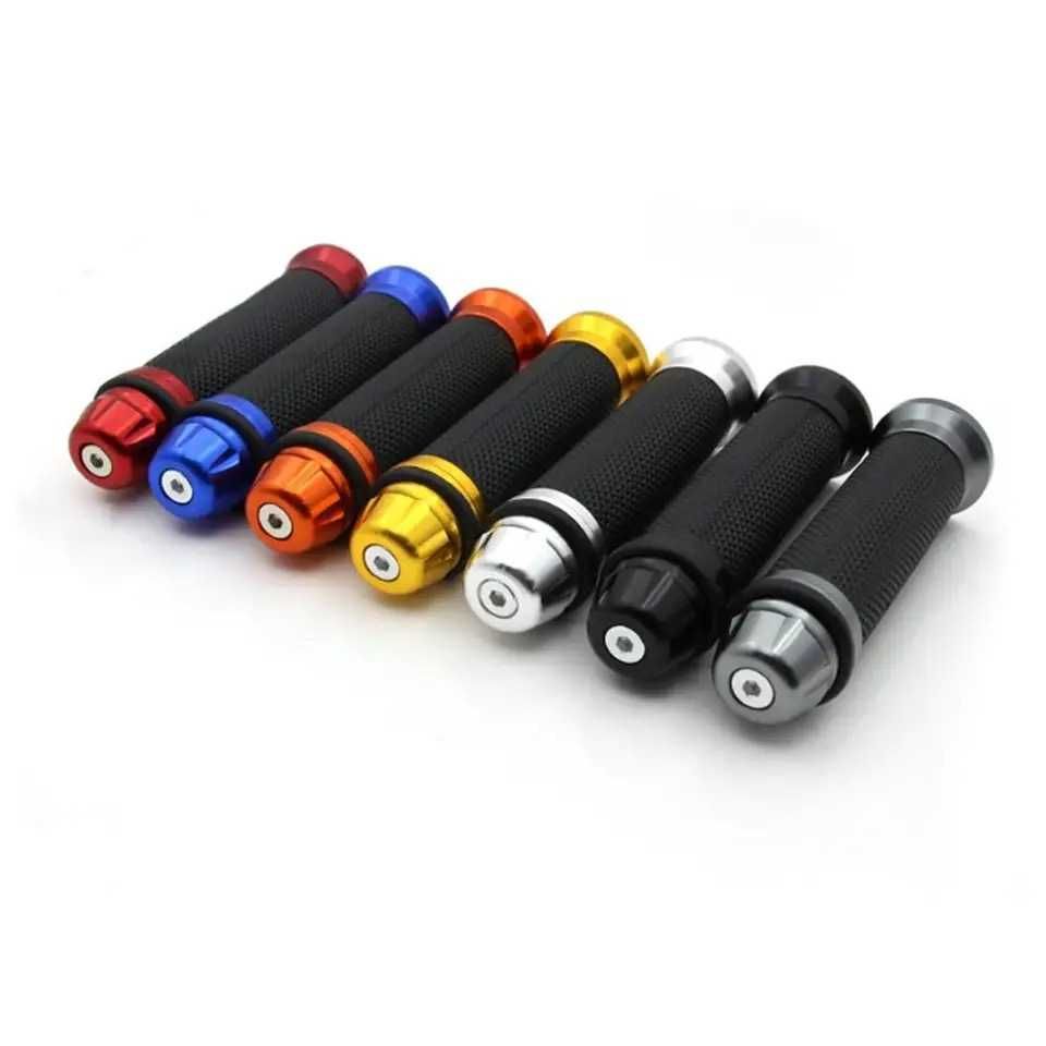 Par de punhos 22 mm alumínio e borracha pesos moto