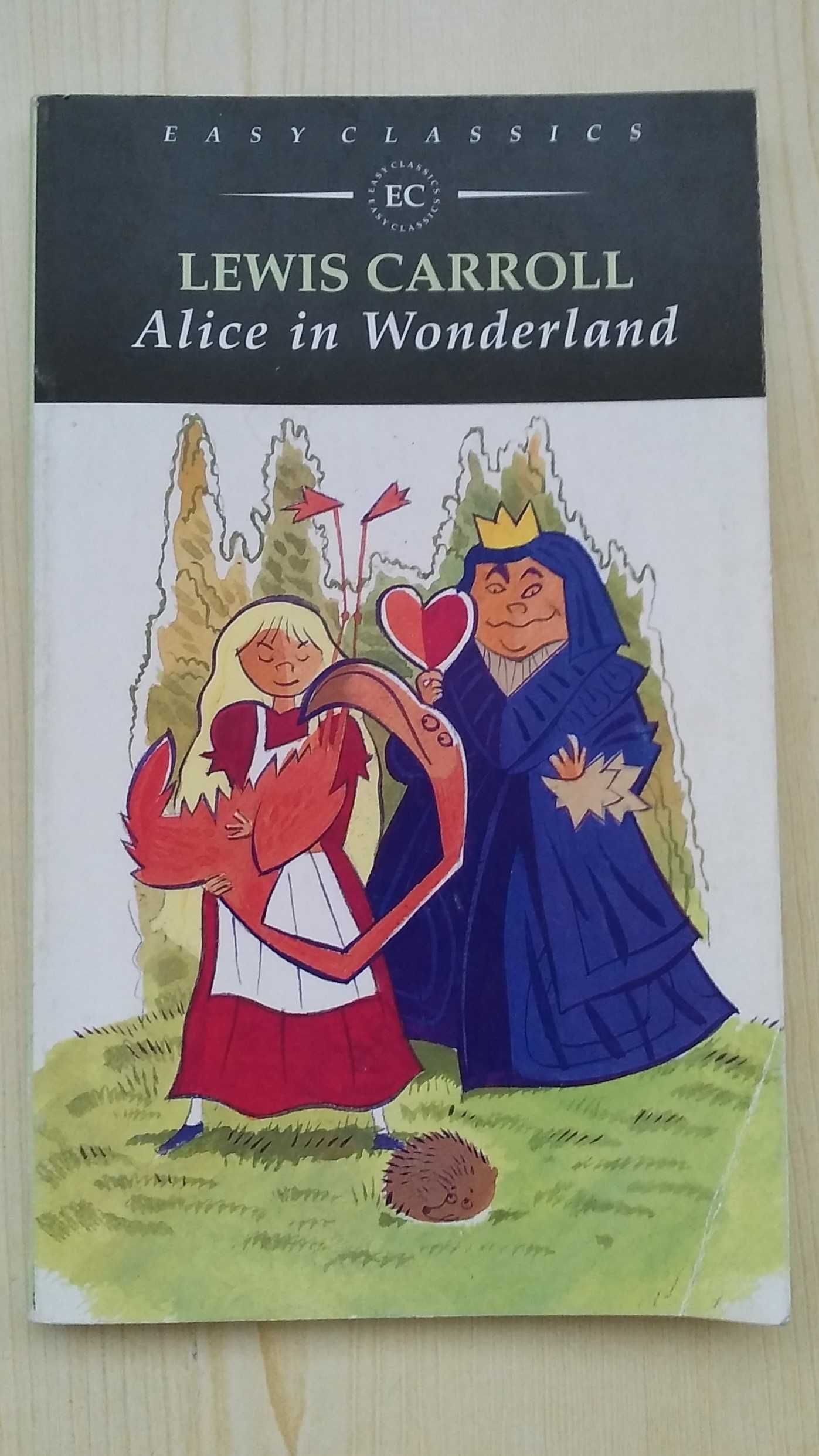 Alice In Wonderland, L.Carroll,RYSUNKI,skrócona wersja do nauki j. ang