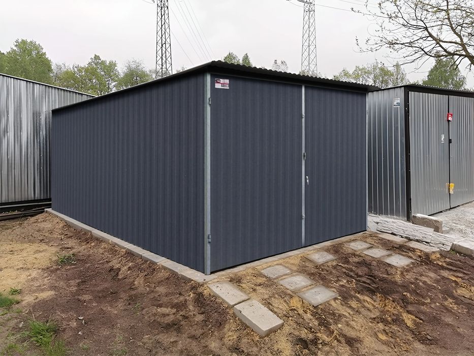 grafit garaż blaszany 3x5 promocja garaż blaszany