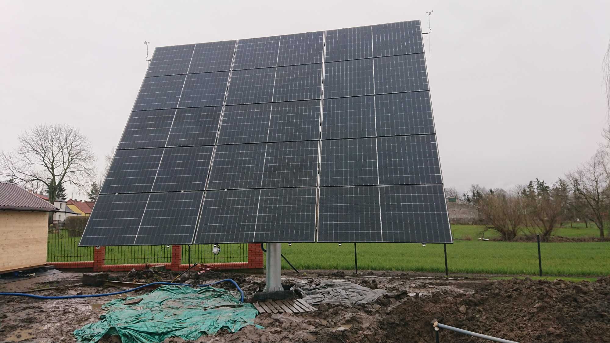 Profesjonalny Solar Tracker, Napęd z silnikiem , Obrotnica Solarna