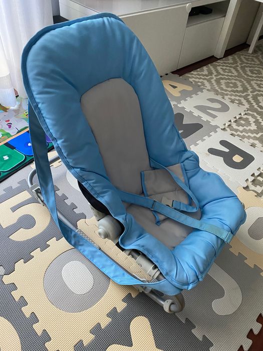 Espreguiçadeira de bebé azul - Quase sem uso
