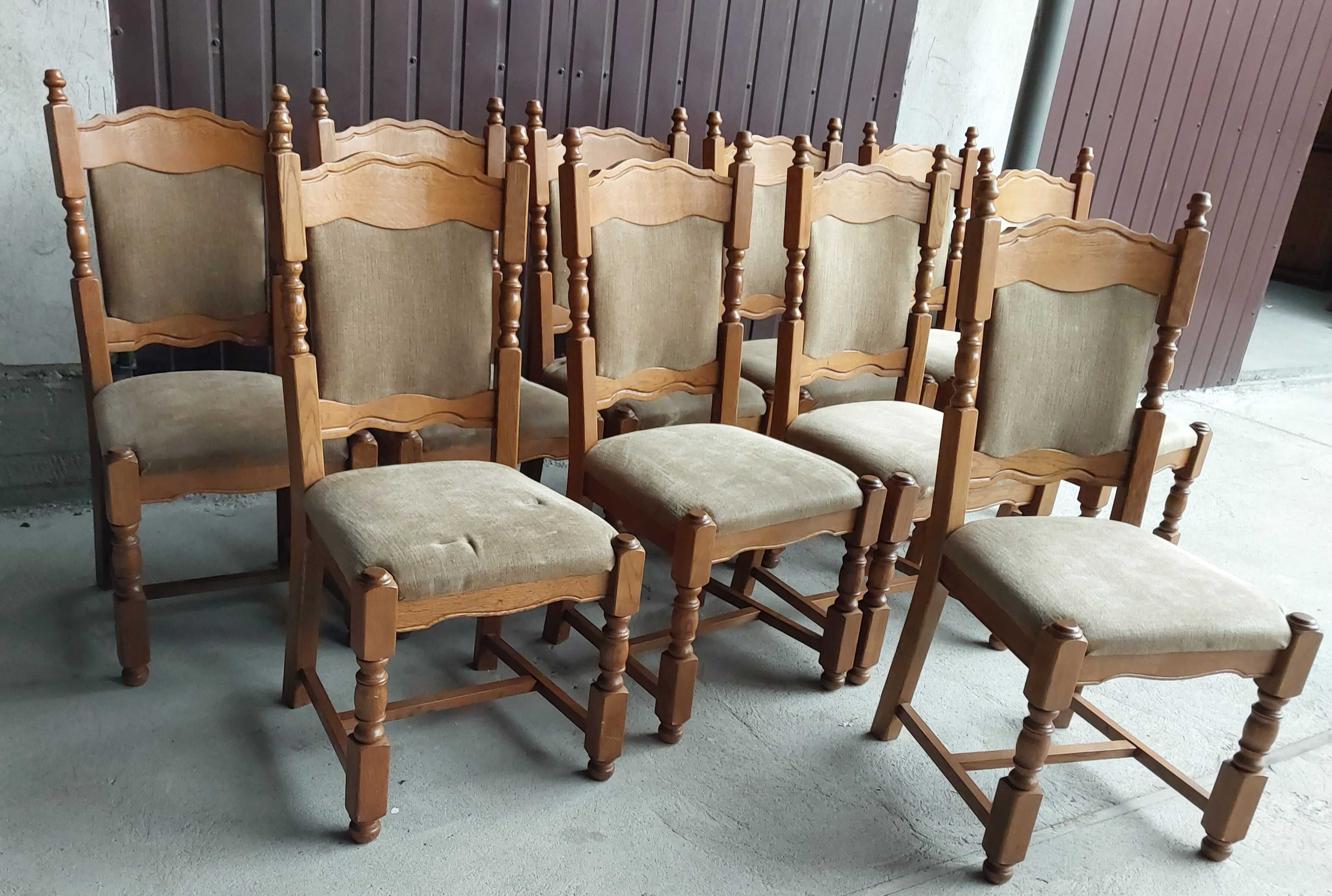 stylowe krzesła - komplet 10 sztuk / 652