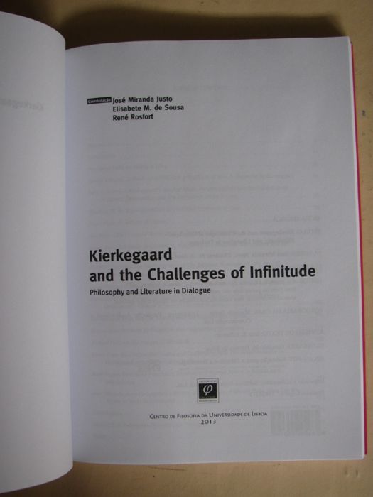 Kierkegaard and the Challenges òf Infinitude