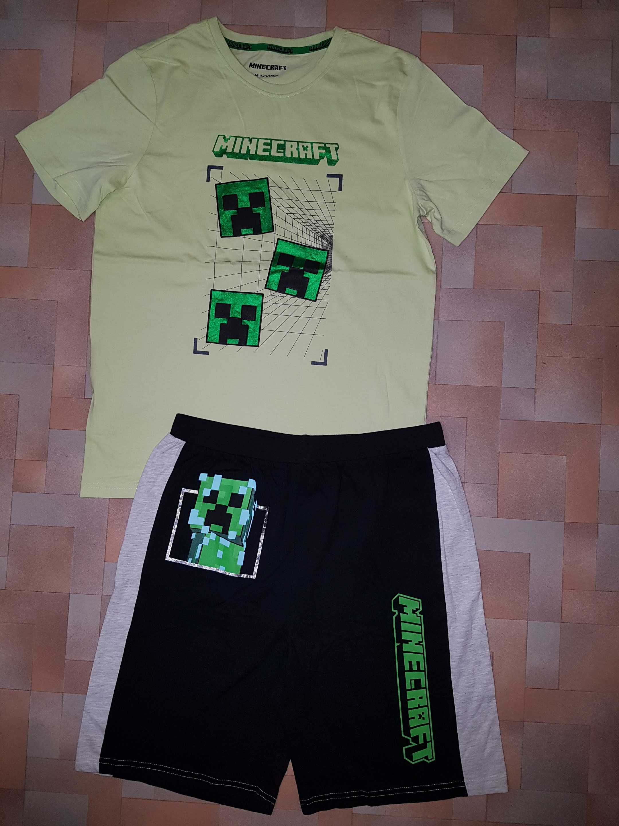 Комплект Minecraft 14-15 лет 170 см, пижама хлопок Primark Майнкрафт