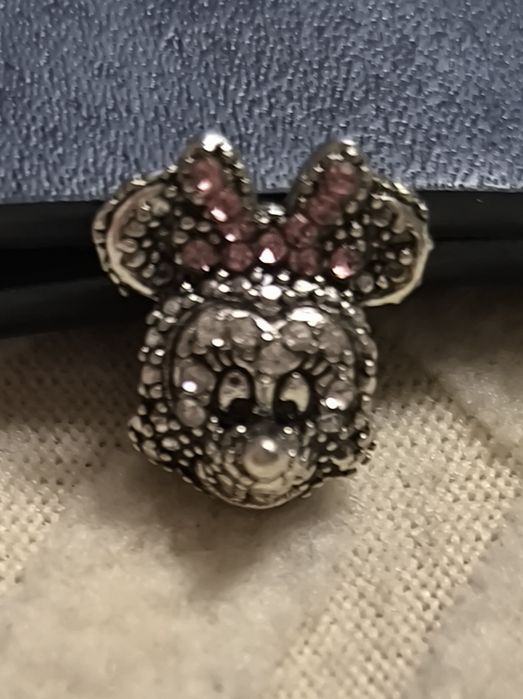 Berloque Pandora Disney prata esterlina cabeça de Minnie Mouse
