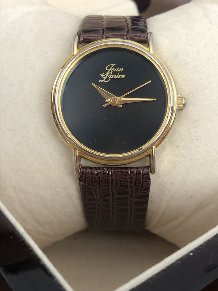 Zabytkowy zegarek męski lub damski francuski Jean Larive Vintage