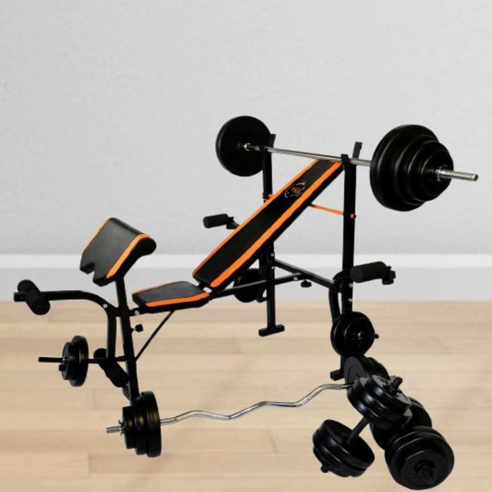 Скамья для жима складная wcg-0055 приставка скотта