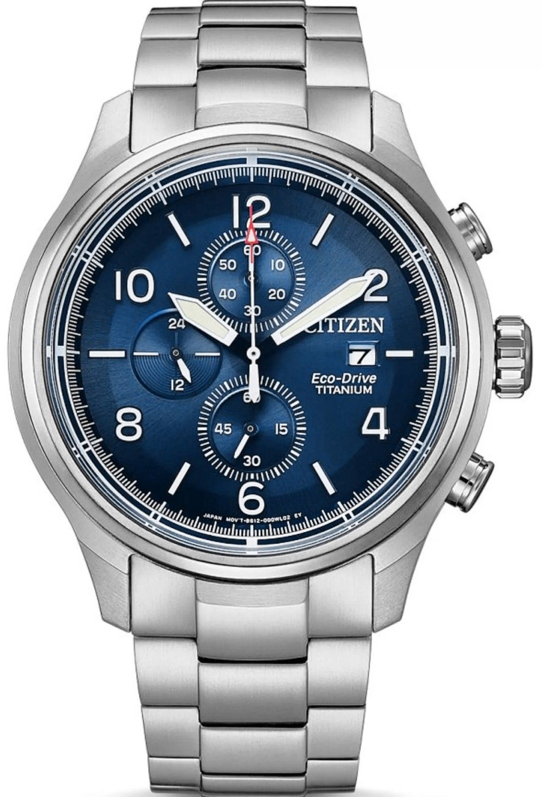zegarek męski citizen super titanium eco-drive ca0810-88l + box