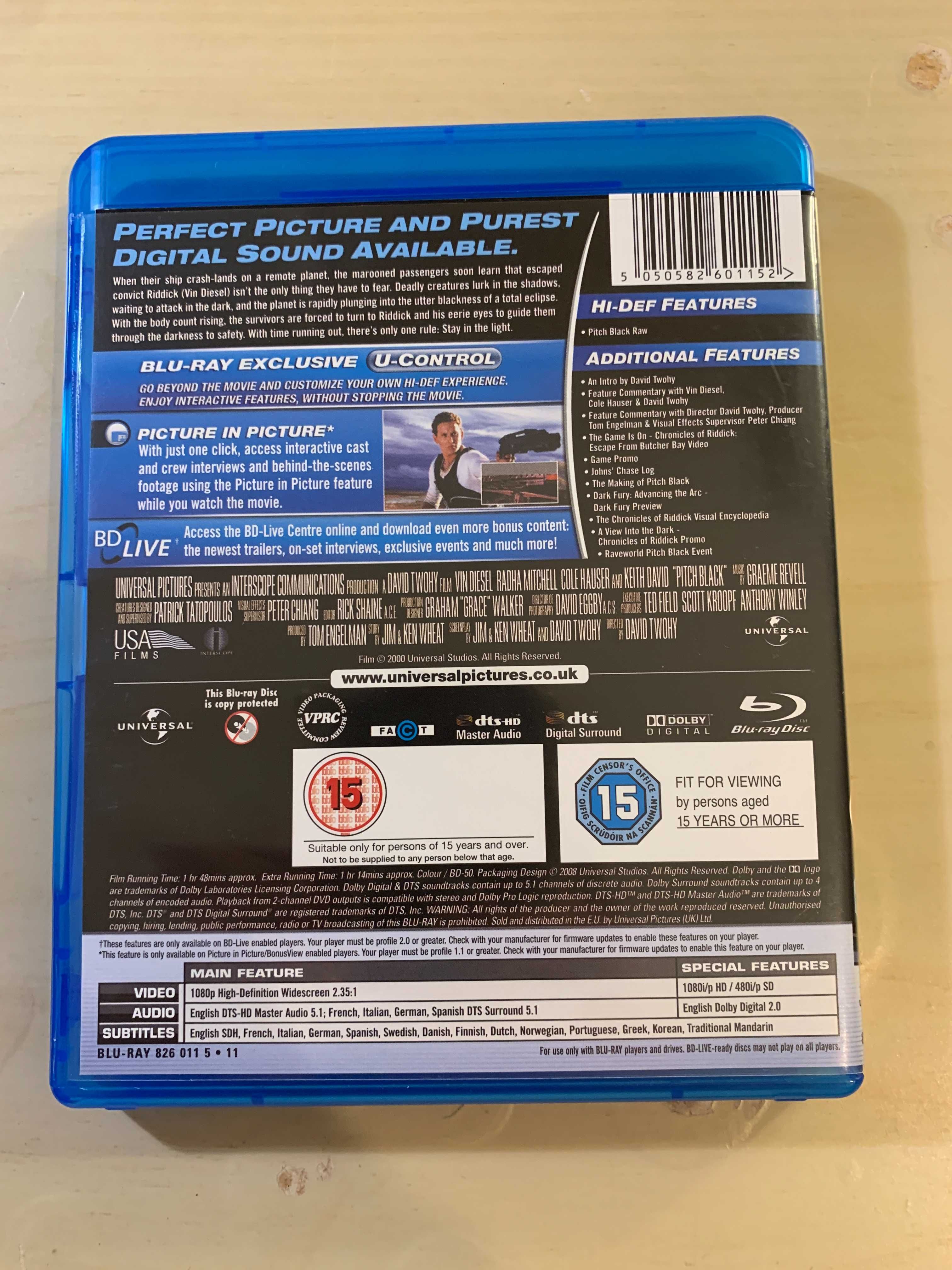 The Chronicles of Riddick - Pitch Black - Bluray