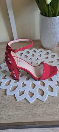 Czerwone sandały Jenny Fairy 37
