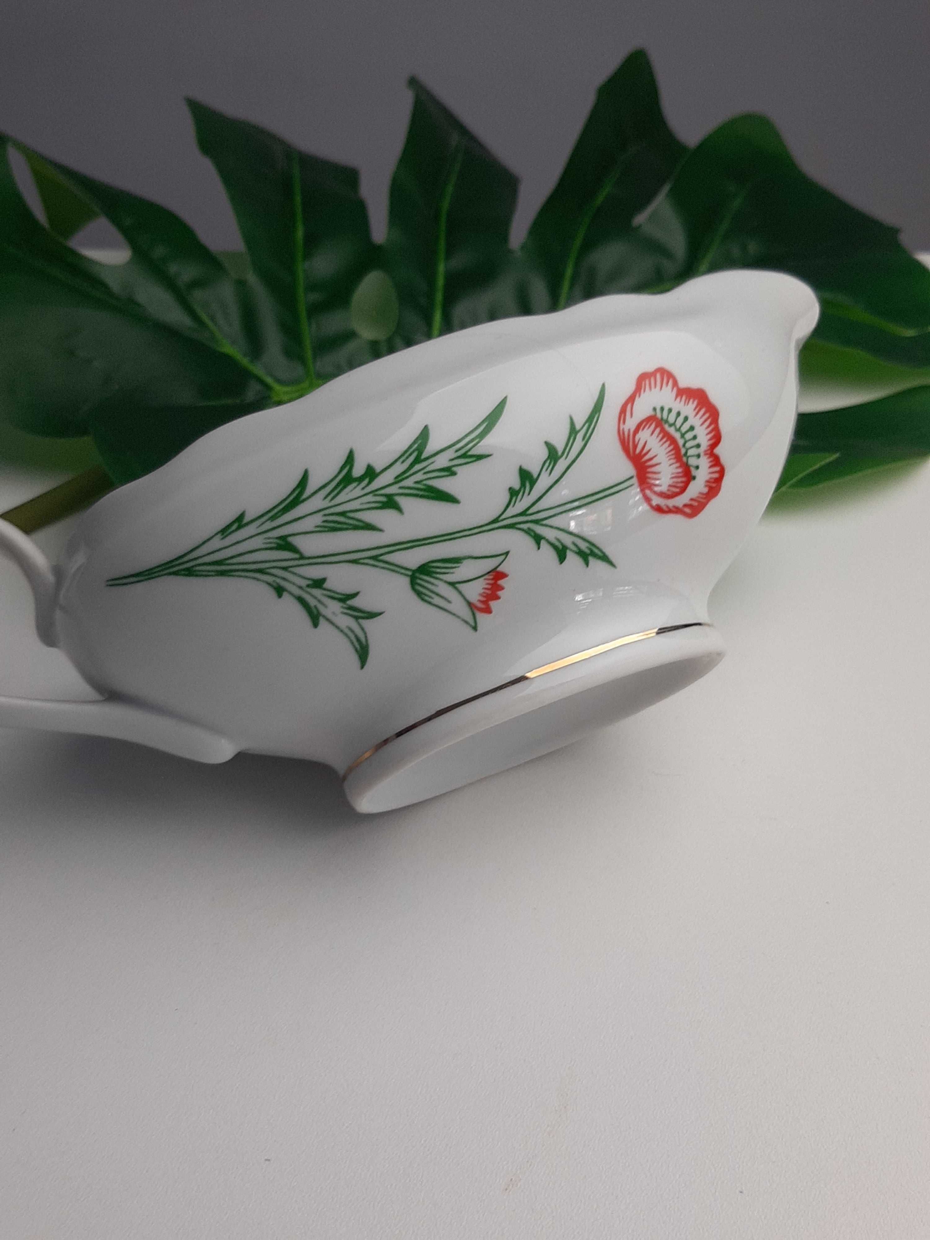 porcelanowa sosjerka Ćmielów PRL