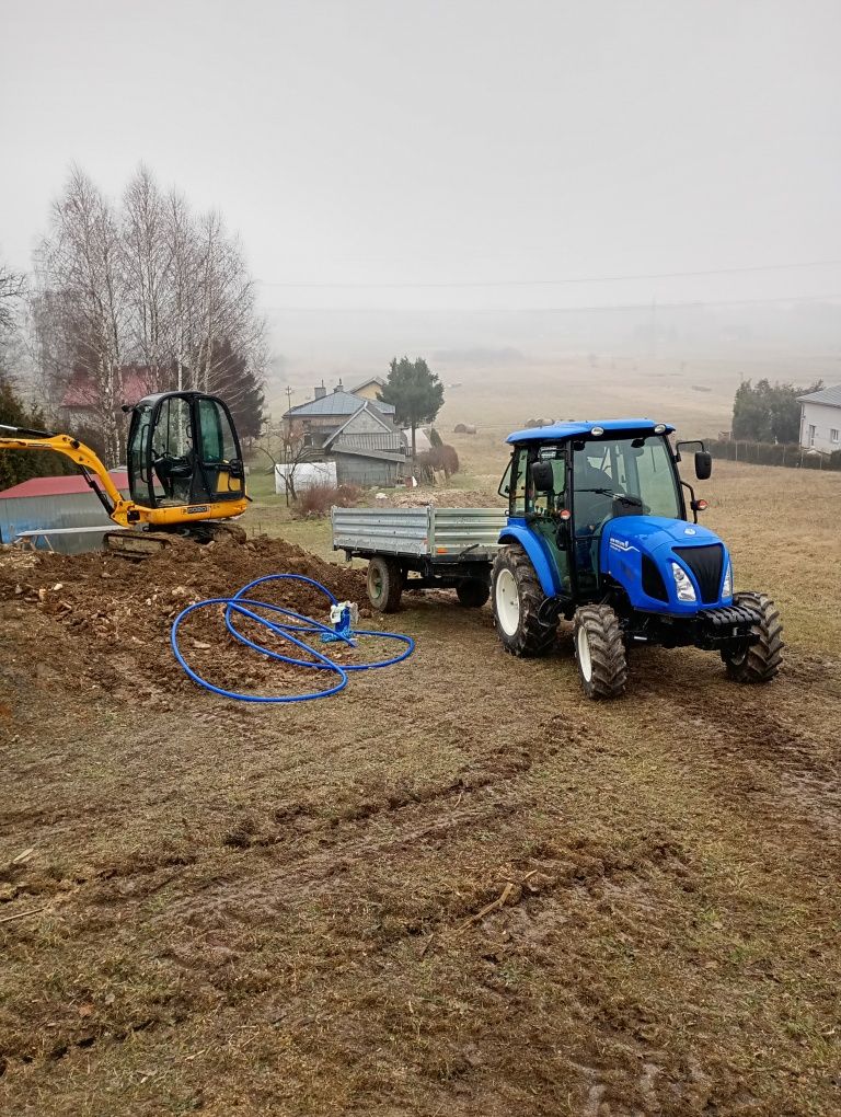 Usługi minikoparką 2t , Koparka , Glebogryzarką separcyjna, Trawniki ,