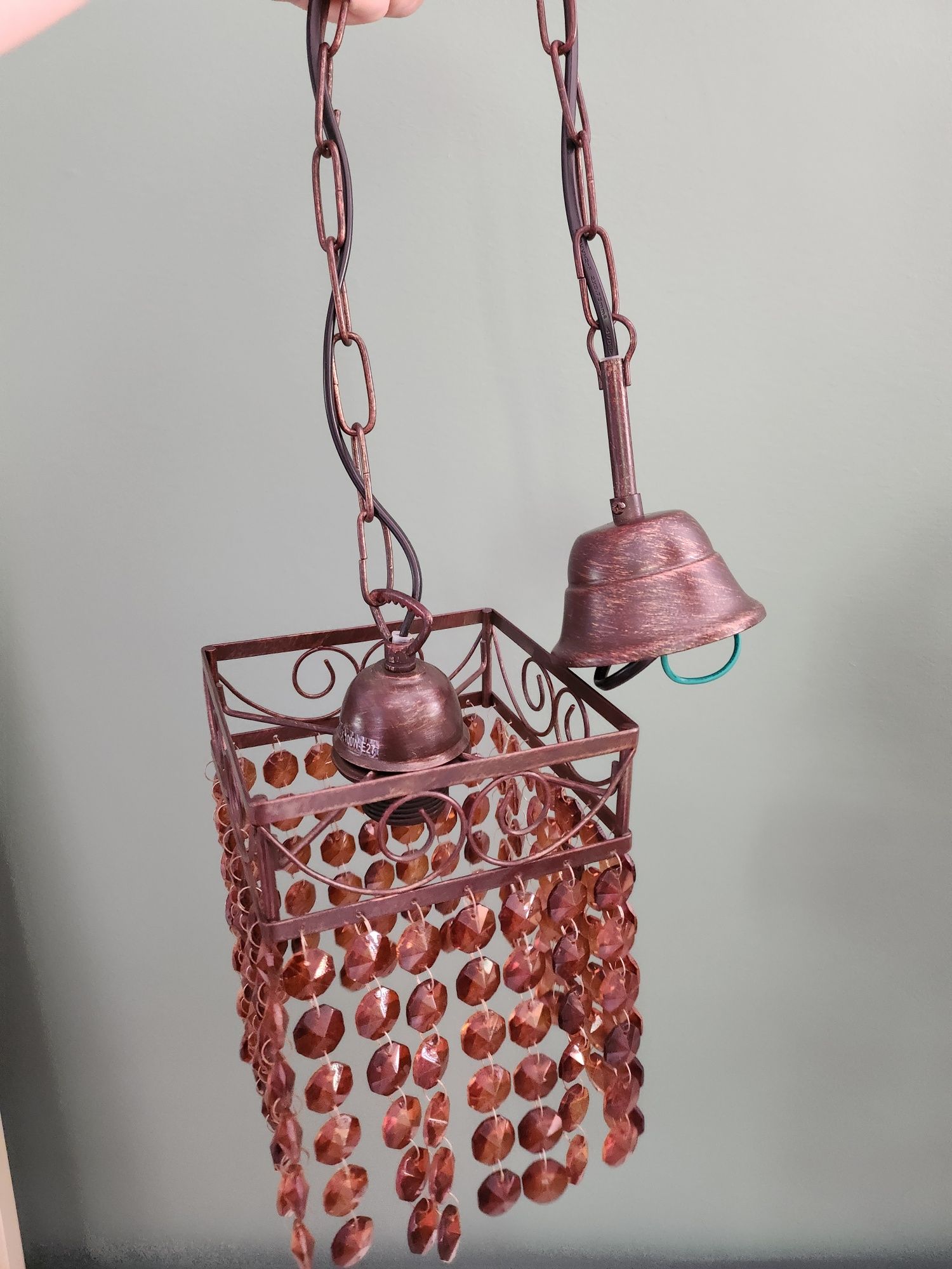Lampa sufitowa wisząca stary brąz  Massive