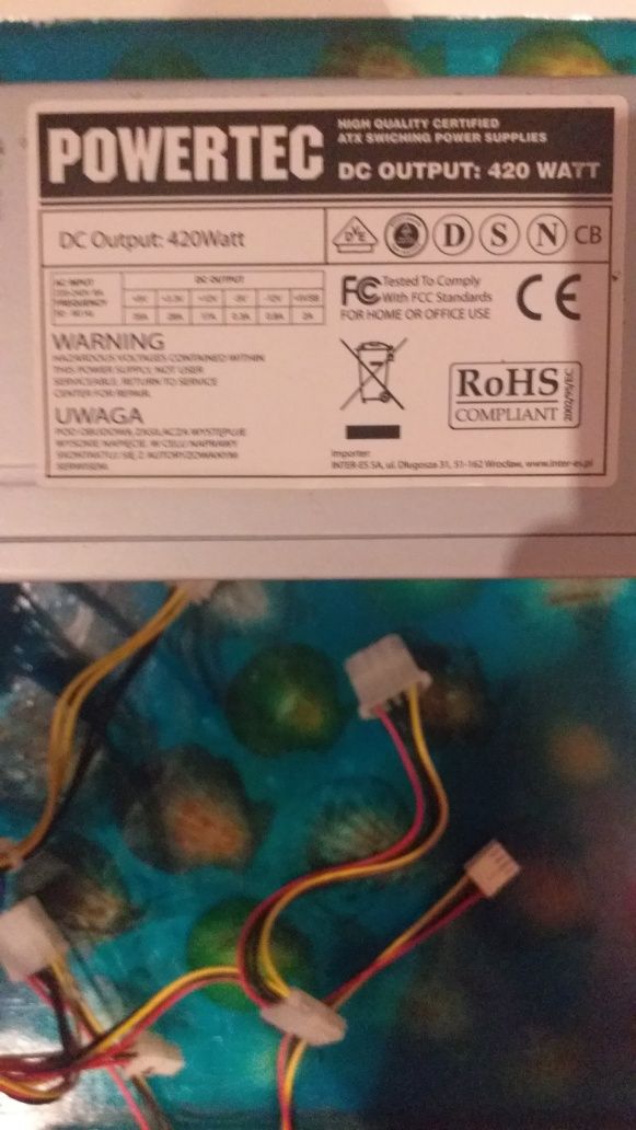 Zasilacz do komputera 420 watt