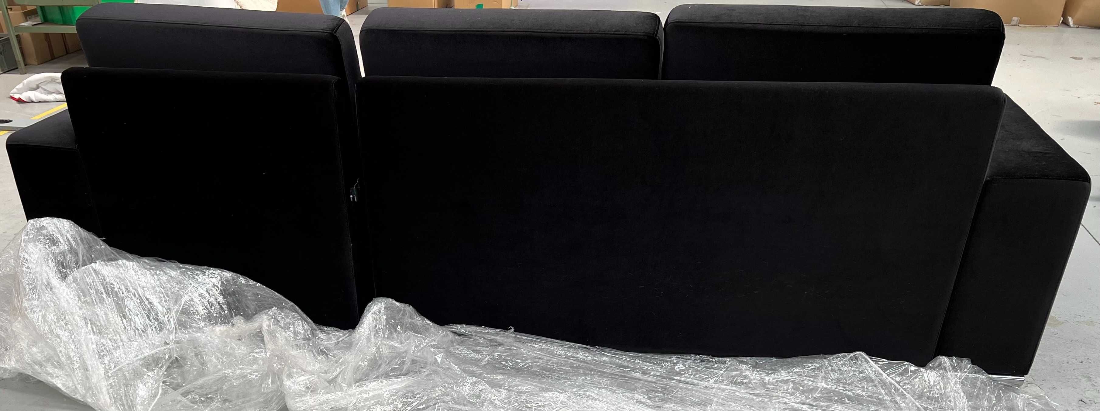 Sofá Chaise Loungue Preto