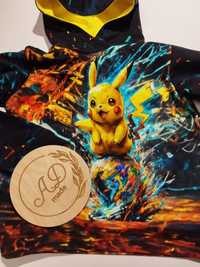 Bluza z kapturem Pokemon Pikachu bawełniana 122